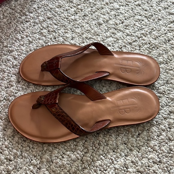 Brand new brown leather sandals size 8 - Picture 2 of 5